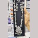 Manisha Jewellery Elegant Oxidised Plated Kundan Long Oxidised Necklace Set