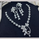 Manisha Jewellery American Diamond And Austrian Stone Necklace Set