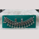 Manisha Jewellery Oxidised Plated Mirror Work Necklace Set 