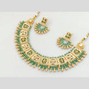 Manisha Jewellery Kundan and Beads Necklace Set