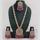 Manisha Jewellery Crystal And Pearl Long Necklace Set