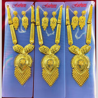 Manisha Jewellery Traditional Forming Look Long Necklace Set (One Piece Only)