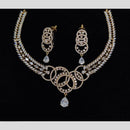 Manisha Jewellery Dazzling American Diamond  Necklace and Earrings