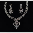 Manisha Jewellery Dazzling American Diamond  Necklace and Earrings