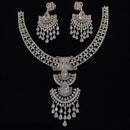 Manisha Jewellery Statement American Diamond Necklace Set