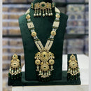 Manisha Jewellery Premium Designer Kundan With Beads Double Necklace Set