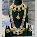 Manisha Jewellery Traditional Designer Kundan & Pearl Double Necklace Set