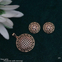 Manisha Jewellery Dainty Gold Plated Chain with Sparkling Austrian Stone Pendant