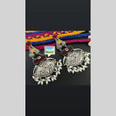 Manisha Jewellery Traditional Oxidised Earrings With American Diamond