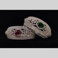 Manisha Jewellery Openable Bracelet with Shimmering American Diamonds