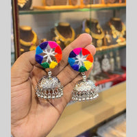 Manisha Jewellery Oxidised jhumki earrings Perfect For Navratri