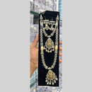 Manisha Navratri Special Oxidised Necklace with Intricate Floral Motifs