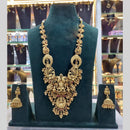 Manisha Jewellery Long Temple Necklace Featuring Lakshmi Devi