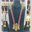 Manisha Jewellery Goddess Lakshmi Temple Long Necklace Set for Wedding