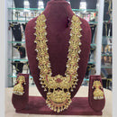 Manisha Jewellery Temple Necklace Set Long Lakshmi Design for Weddings & Pooja