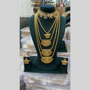 Manisha Jewellery Traditional Mater Mala Double Layer Necklace Set for Women