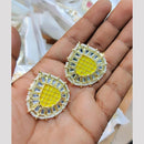 Manisha Jewellery Gold Plated Kundan Stone & Meenakari Stud Earrings