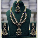 Manisha Jewellery Royal Glow Pota Stone And Pearl Necklace Set
