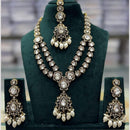 Manisha Jewellery Royal Glow Pota Stone And Pearl Necklace Set