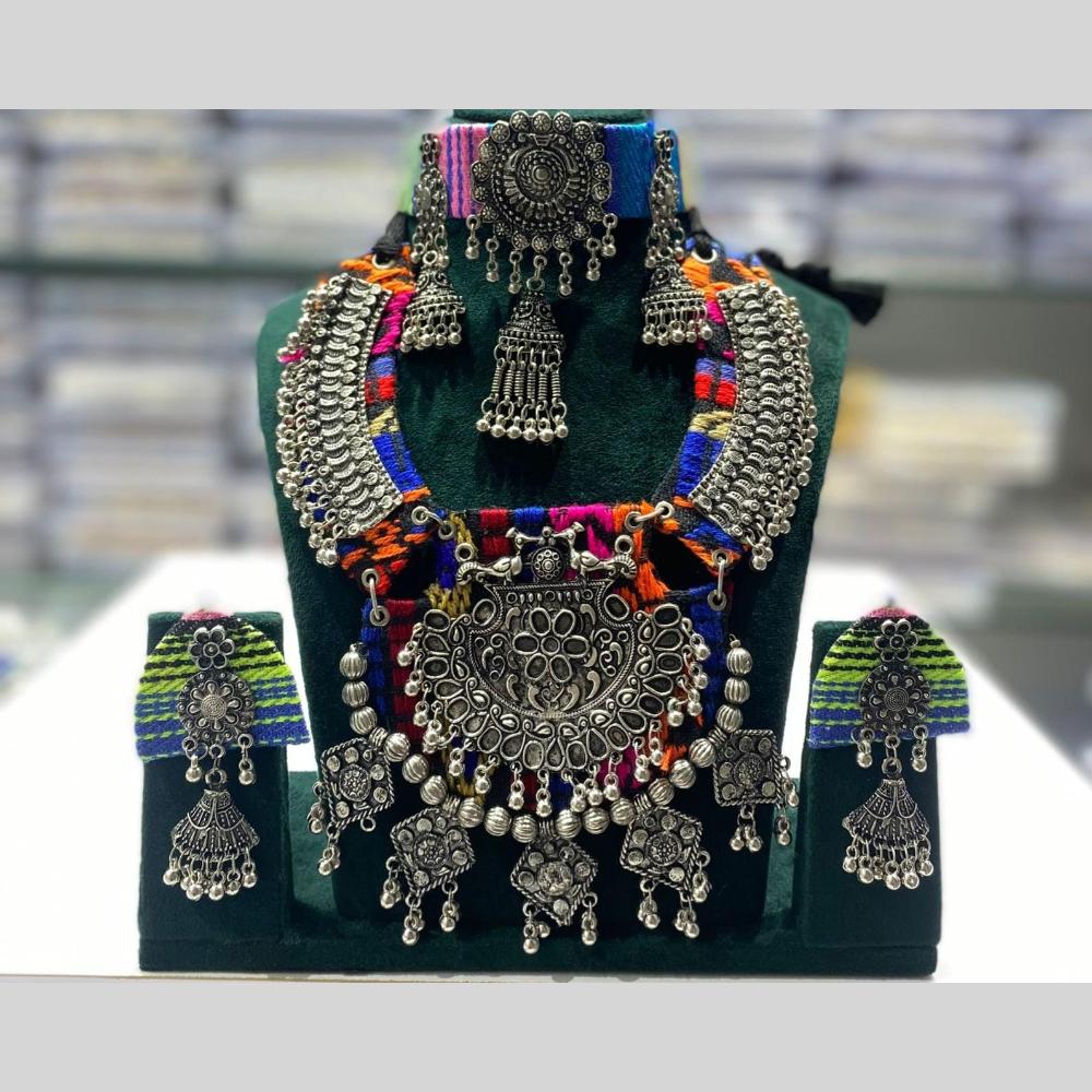 Manisha Jewellery Multicolor Thread Necklace for Bold Looks