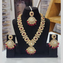 Manisha Jewellery Kundan And Beads  Necklace Set