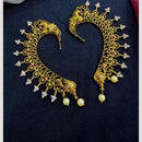 Manisha Jewellery Peacock Design Austrain Stone And Pearls Necklace Set