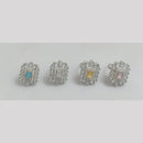 Manisha Jewellery Sparkling Crystal Stone Ring In Silver Plating Graceful Elegance For Every Day 