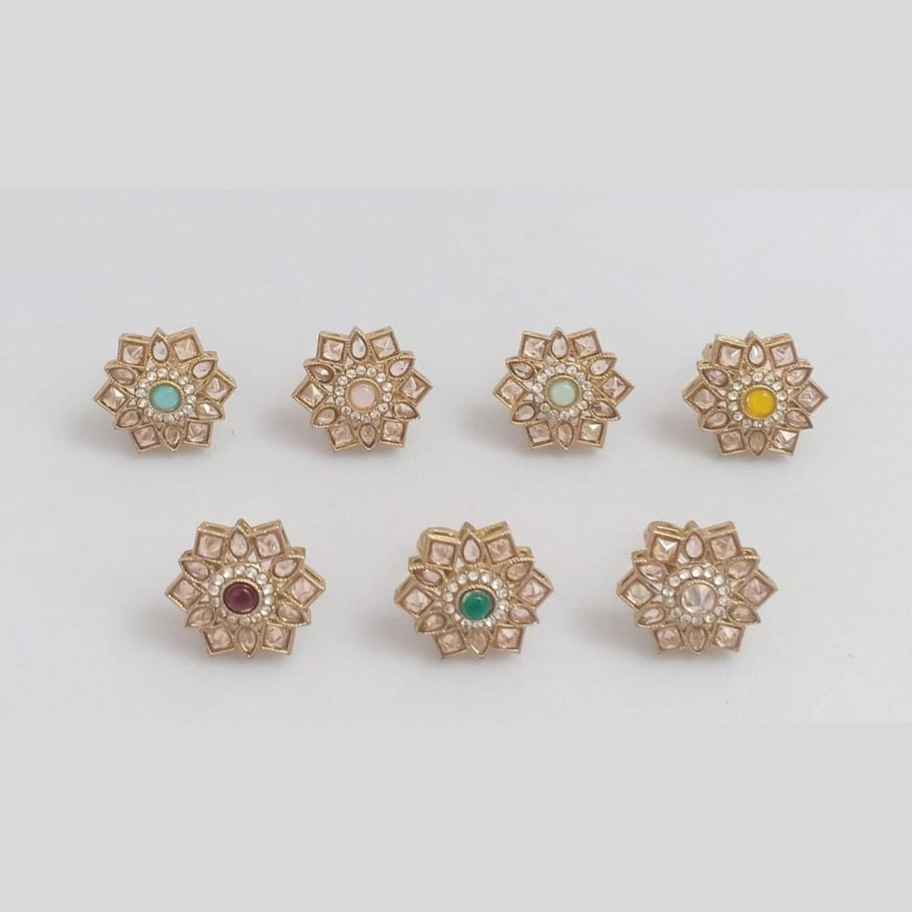 Manisha Jewellery Sparkling Crystal Stone Ring A Chic Accent For Modern Glam 