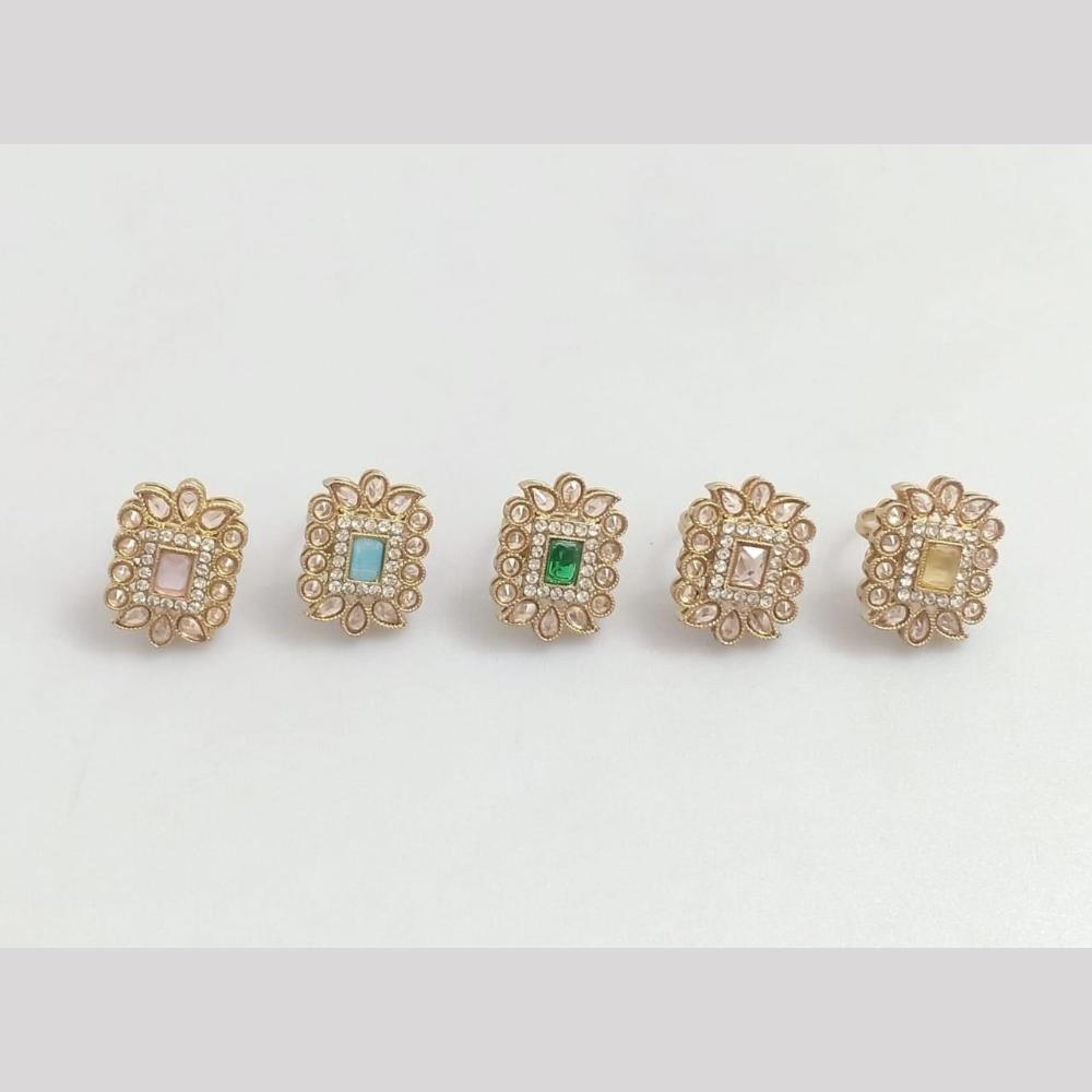 Manisha Jewellery Urban Crystal Ring Sleek, Stylish And Elegantly Designed  