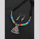 Manisha Jewellery Oxidised Plated  Necklace Set Perfect For Ethnic Outfits 