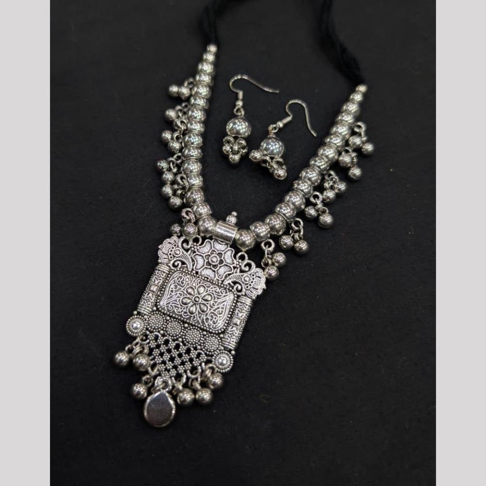 Manisha Jewellery Dandiya Delight Navratri Oxidised Necklace Set