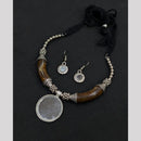 Manisha Jewellery Navratri Special Oxidised Necklace Set