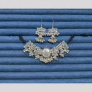 Manisha Jewellery Traditional Oxidised Necklace Set With Sanskrit Engraving 