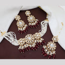 Manisha Jewellery Premium Kundan And Beads Choker Set Royal Charm For the Modern Bride