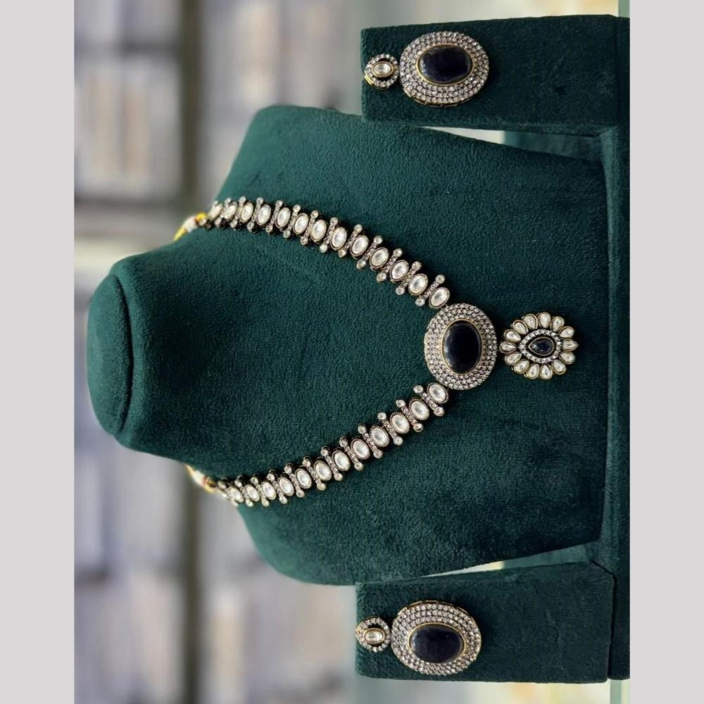 Manisha Jewellery Royal Pota And Austrain Stone Set Embodying The Beauty Of Tradition 