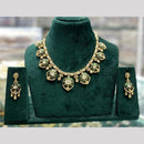 Manisha Jewellery Royal Meenakari Necklace Set With Crystal Stone A Timeless Blend Of Grace 