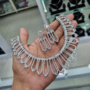 Manisha Jewellery Elegant Austrain Stone Necklace Set Timeless Shine For Every Celebration 