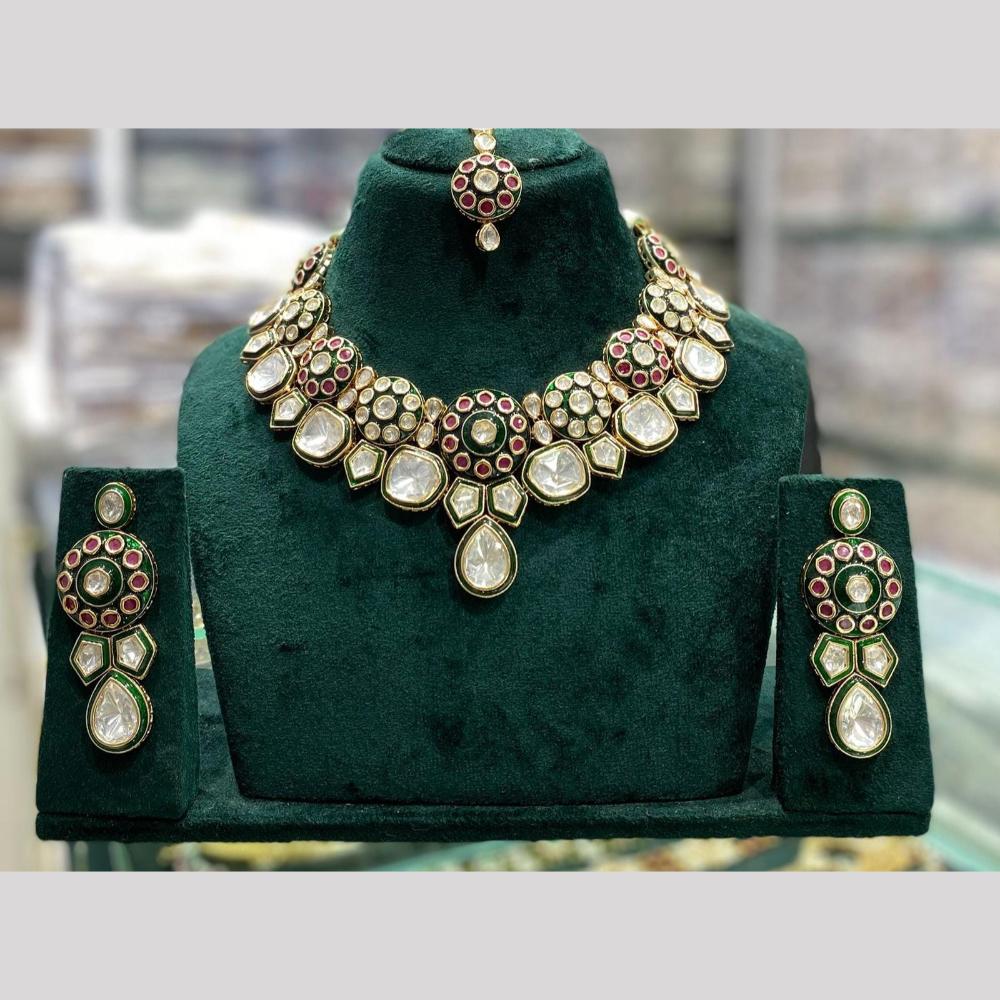 Manisha Jewellery Kundan And Meenakari Set A Perfect Fusion Of Tradition And Modern Elegance 