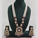 Manisha Jewellery Kundan And Pearl Layered Long Necklace Set Perfect For Festive Looks 
