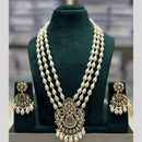 Manisha Jewellery Stylish Kundan And Beads Long Necklace Set Elevate Your Ethnic Wardrobe