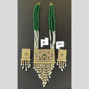 Manisha Jewellery Classic Crystal Stone And Pearl Layered Long Necklace Set 