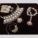 Manisha Jewellery Elegant Kundan And Meenakari Beaded Necklace Set Perfect For Semi Bridal  And Festive Looks
