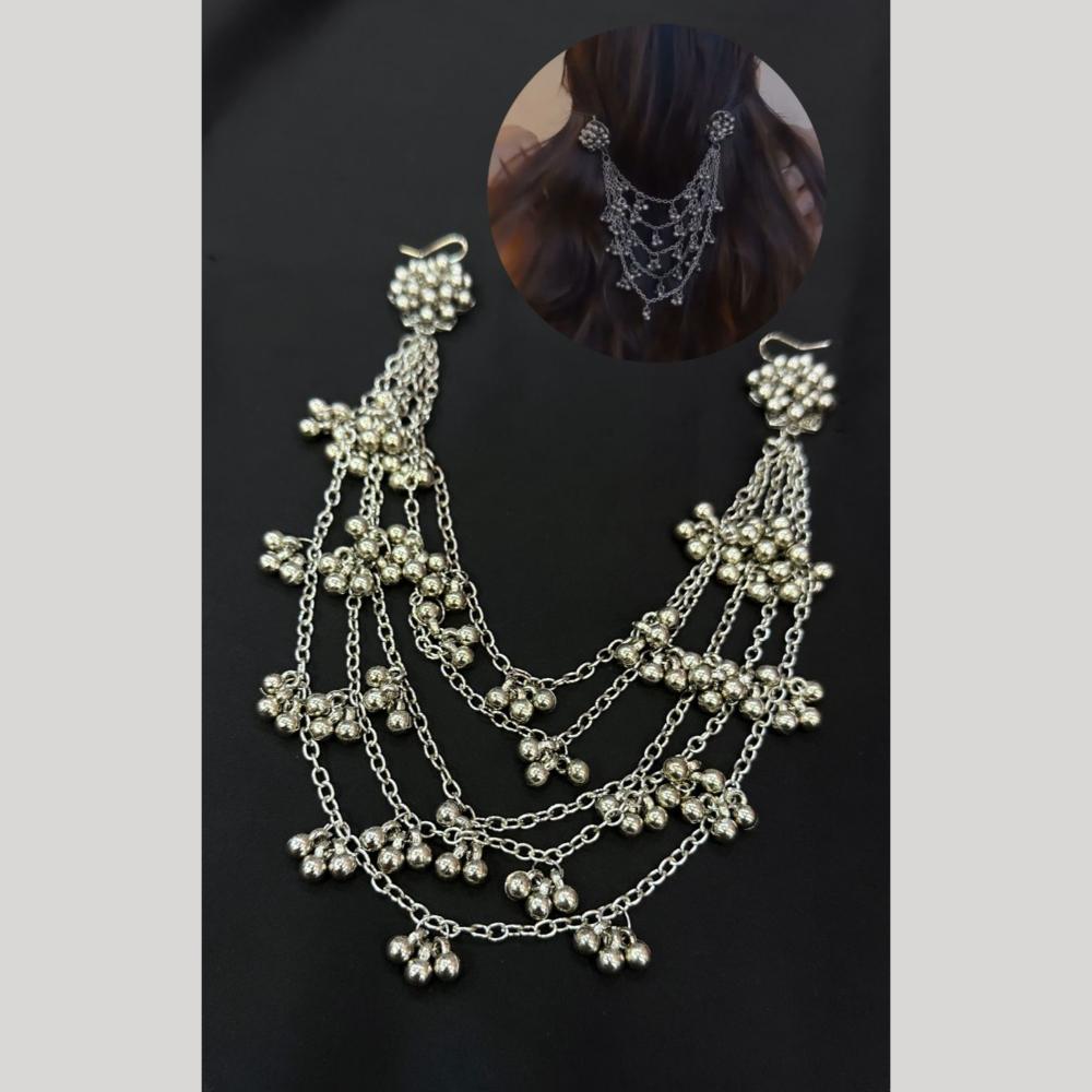 Manisha Jewellery Beautiful Oxidised Hair Pin Brooch For Navratri And Garba Night