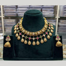 Manisha Jewellery Ethnic Pota Stone Necklace Set For Wedding & Festive Wear