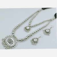 Manisha Jewellery Ethnic Charm Oxidised Necklace Set