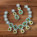 Manisha Jewellery Ethnic Glam Pota Stone And Austrian Stone Necklace Set