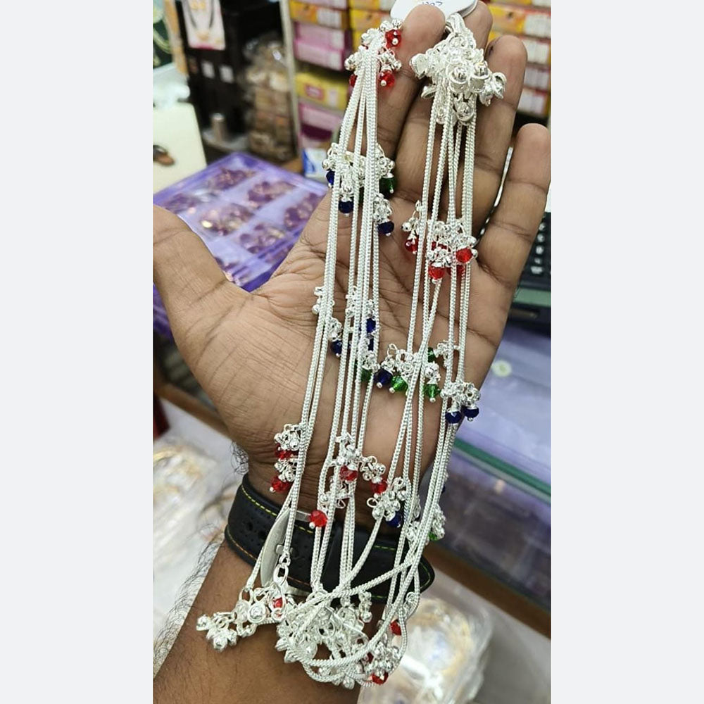 Manisha Jewellery Ethnic Sparkle Oxidised Payal