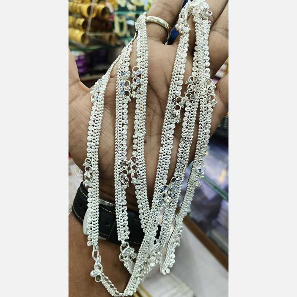 Manisha Jewellery Ethnic Sparkle Oxidised Payal