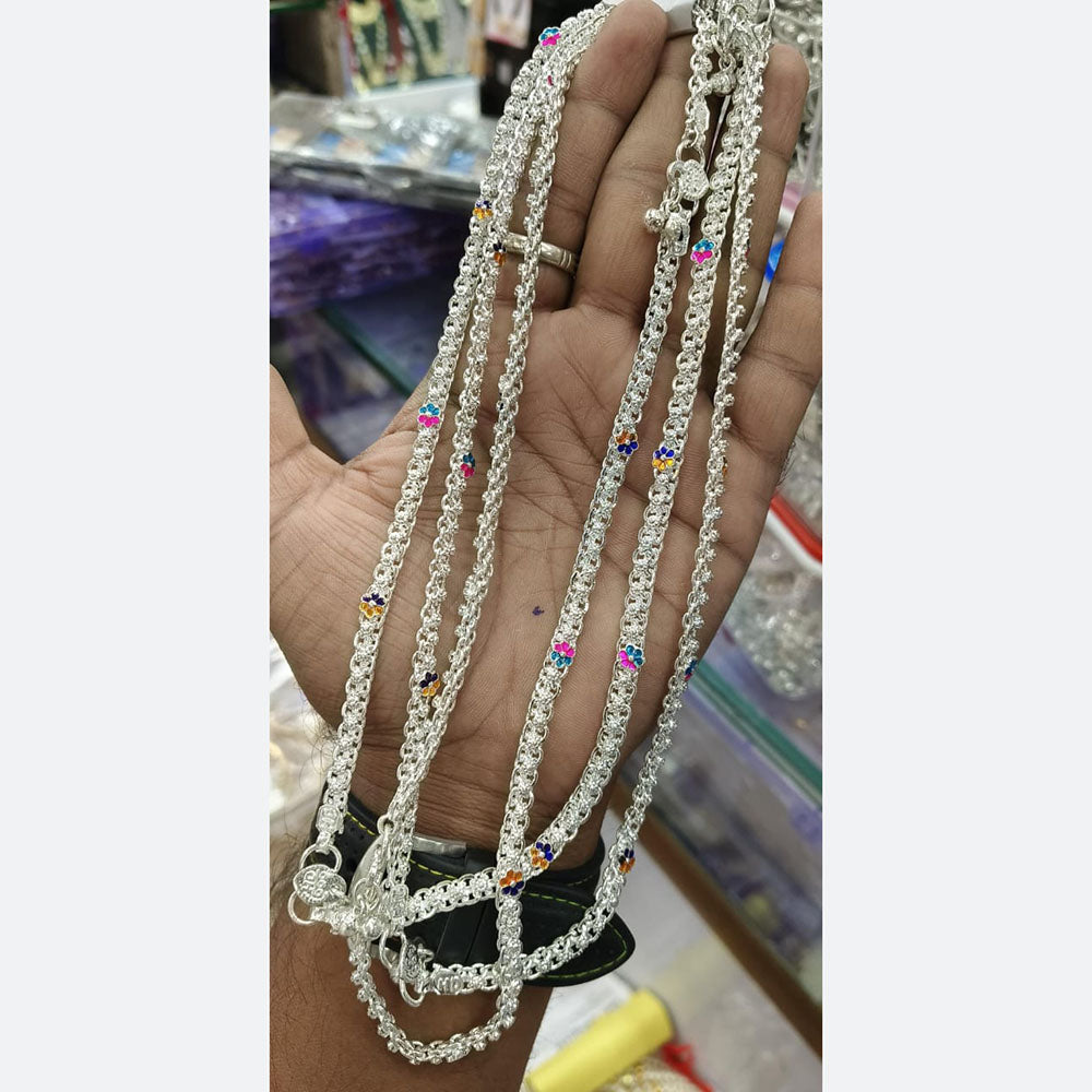 Manisha Jewellery Ethnic Sparkle Oxidised Payal