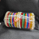 Manisha Jewellery Velvet Blossom Pearl Bangle Collection Set for Women & Girls